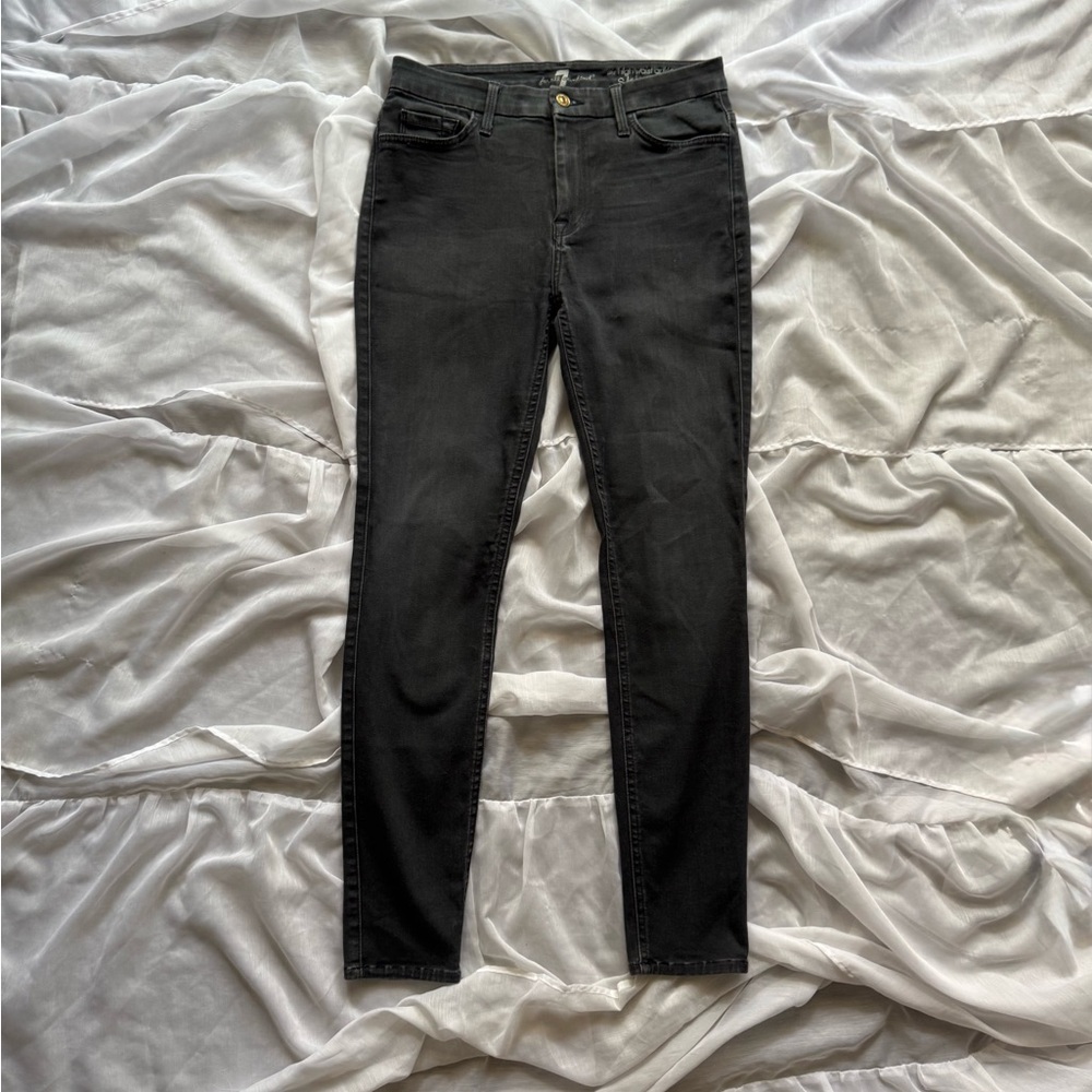 7 For All Mankind High Waisted Skinny Jeans